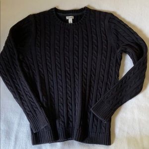 L.L. Bean Cotton Cable Crew